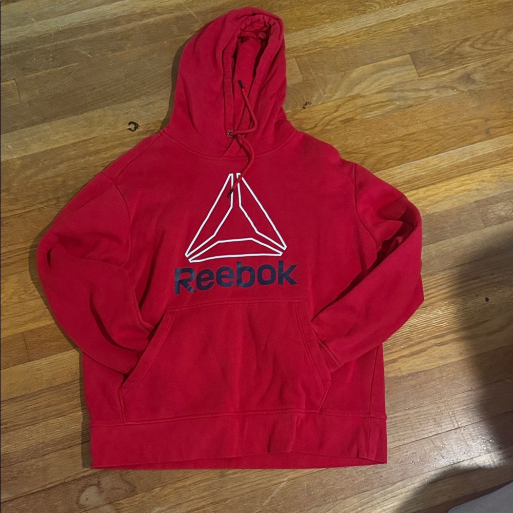 Reebok Men's Bold Red Hoodie